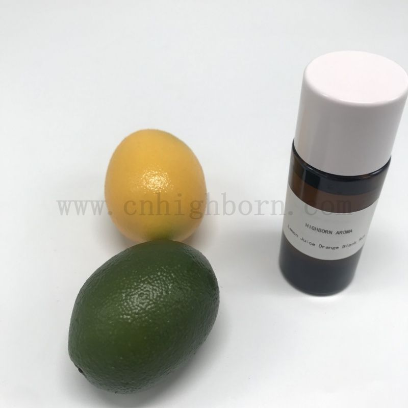 Zitronensaft orange schwarzer Kaugummi konzentriert Früchte Geschmack Duft Öl Essenz