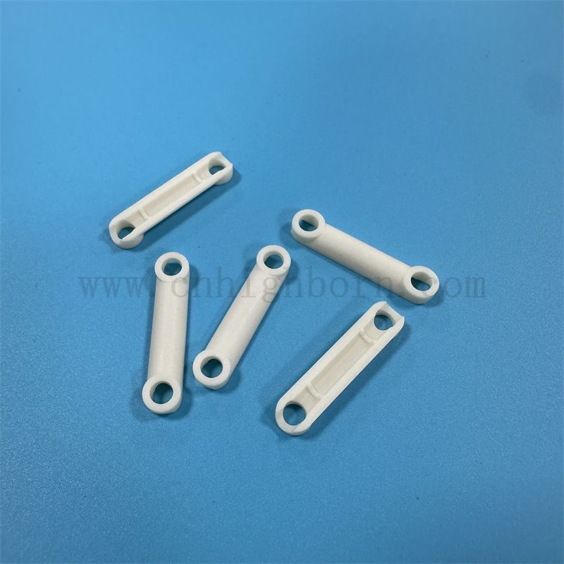 Benutzerdefinierte Verarbeitung CNC -Verarbeitung 99%Aluminiumoxid Keramik Snap Ceramic -geformtes Teile
