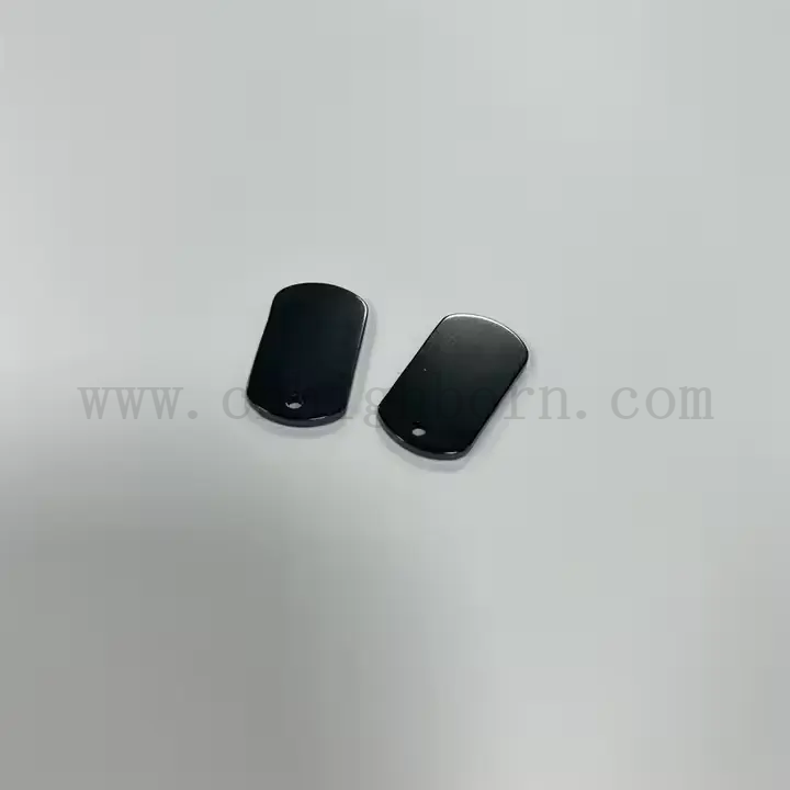 Customisierte schwarze Zirkonia -Platte poliertes ZRO2 -Keramikstück