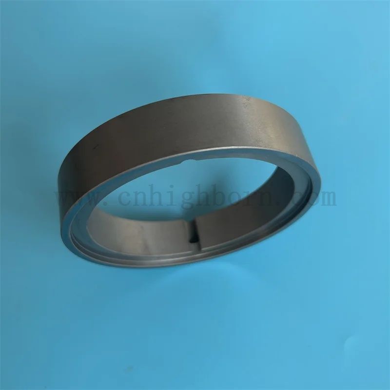Isolator Siliziumcarbid -Buschreaktion gesinterte schwarze Sic -Keramikring