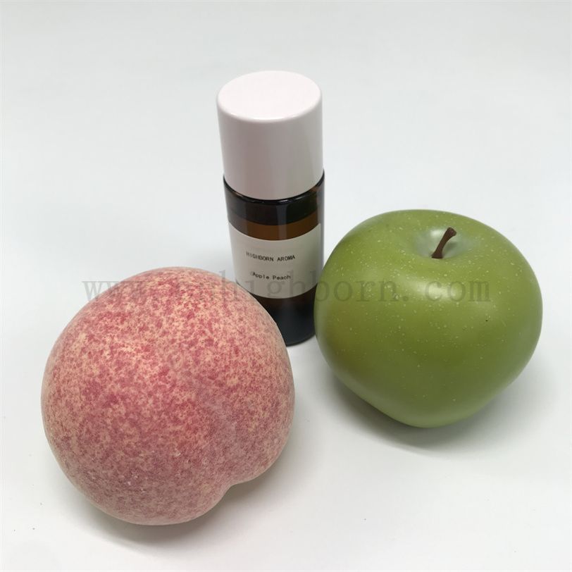 100% reines essbares ätherisches Öl Frucht konzentriert Apfel Pfirsich Geschmacksduftflüssigkeit