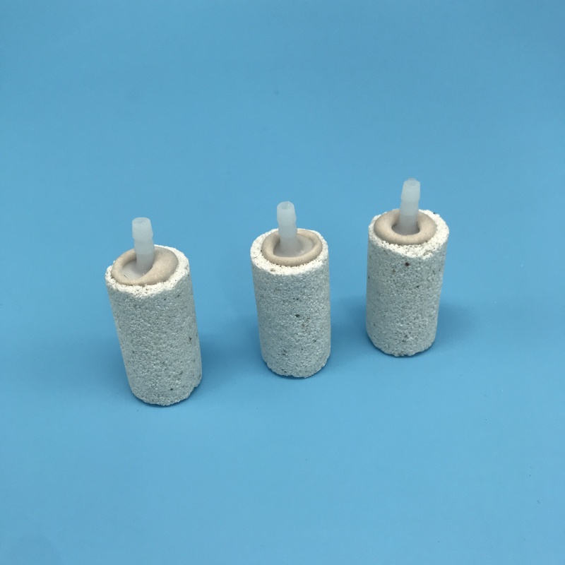 Aquariumzylinderluftstein Mineralblasen Freisetz Fischtankpumpe Luftsteine ​​Belüftung Sauerstoffdiffusor