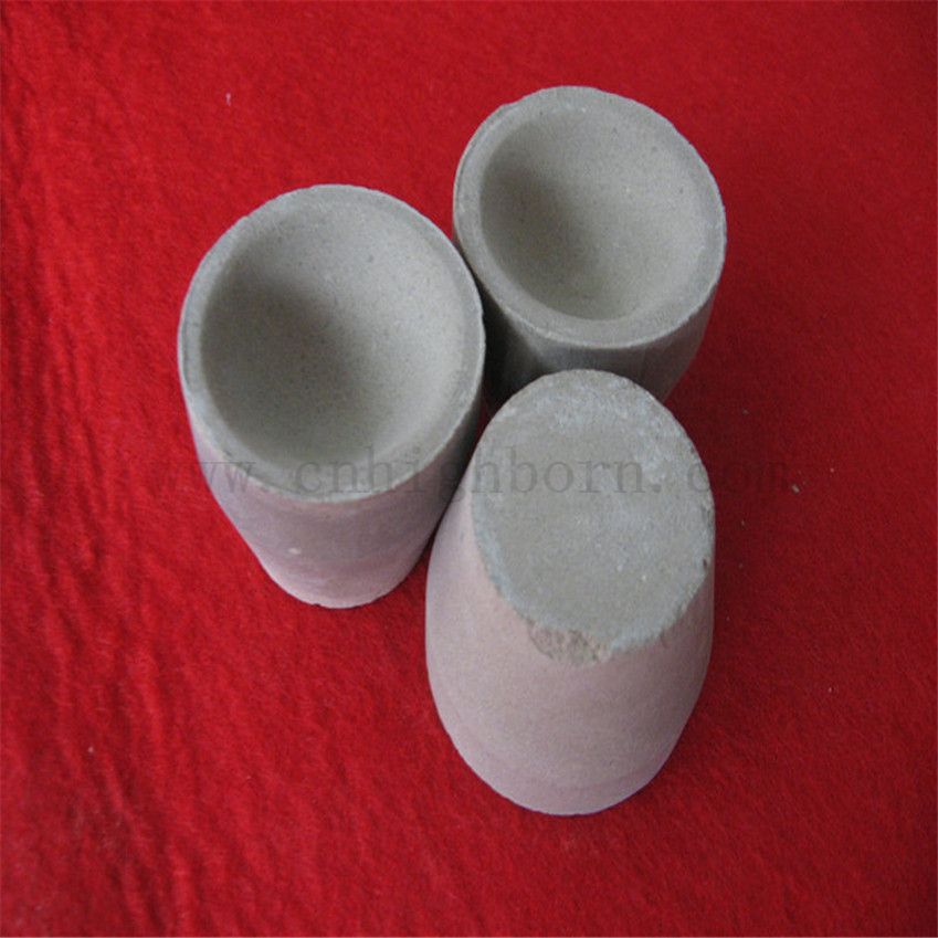 Anpassungsrefraktär mgo feuer say Keramik Tiegel zum Glodschmelzen