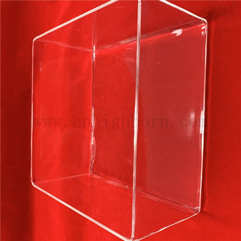 Wärmewiderstand Clear Clear Fusions Silica Quartz Glass Box angepasst