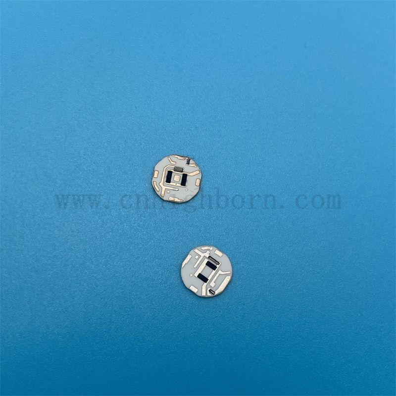 Customized Long Life Life Circular Form 96% Alumina Keramik Substrat dicke Filmschaltung PCB