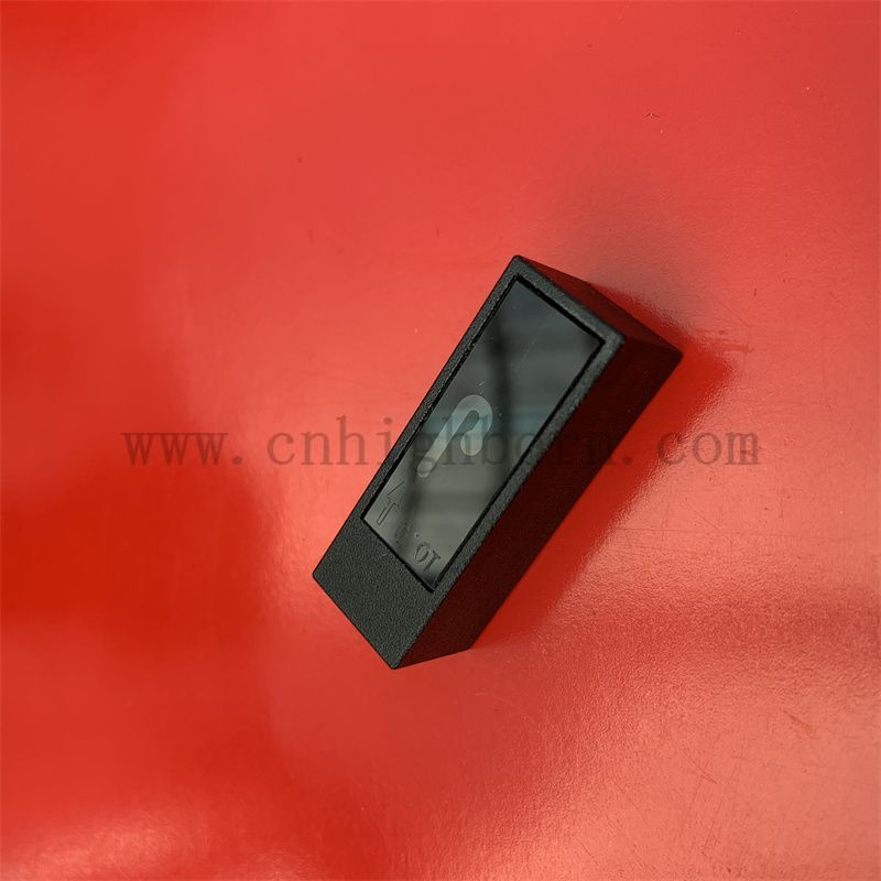 Quarzabsorptionszelle Halbmikrokuvette Schwarze Wand Quarzglas Cuvette