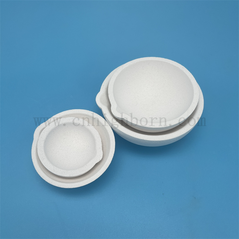 Schmelzende Goldplatin -Fusionskieselschale Quarz Keramikschale