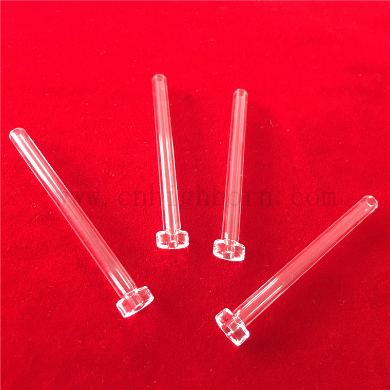 Customized Wärmewiderstand transparent geschmeidiger Quarz -Silica -Glasrohr
