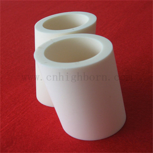 Unregelmäßiges 95-Aluminiumoxidrohr mit großem Durchmesser, maßgeschneidertes, abgeschrägtes Al2O3-Keramikrohr