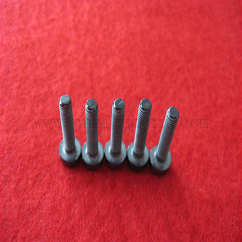 Schwarz Zro2 Keramikisolationsschraube Verschleiß resistenter Zirkoniaschraube