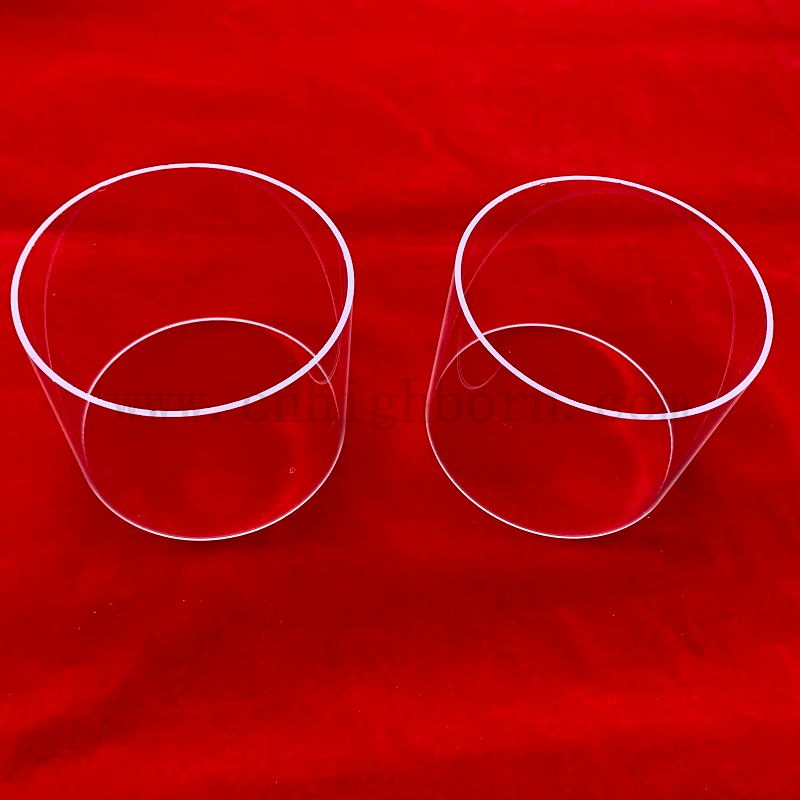 Hochreinheit UV Clear Quarzglas Schweißflansch für Quarzreaktor