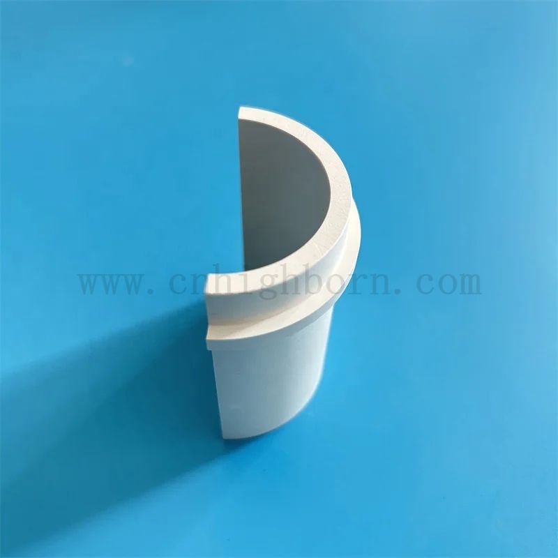 Isolator Bornitrid unregelmäßiger Teil hohe thermische Leitfähigkeit Bn Keramik Halbrohr/Rohr