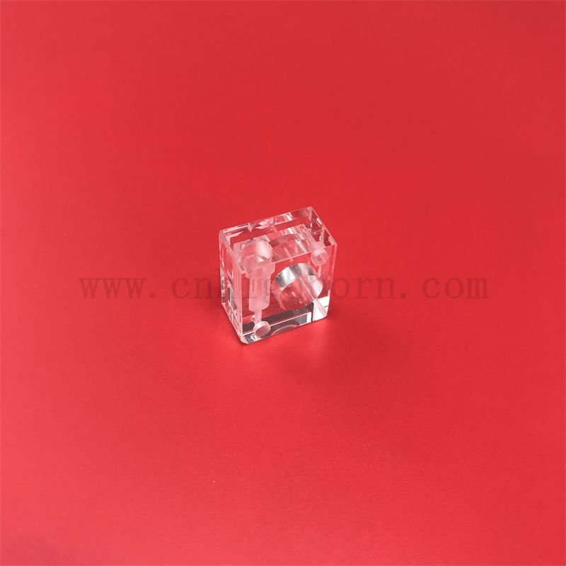 Chemische Analyse 10 mm Lichtpfad 190-2500 nm Wellenlängenbereich MICO Quarzglas Cuvette