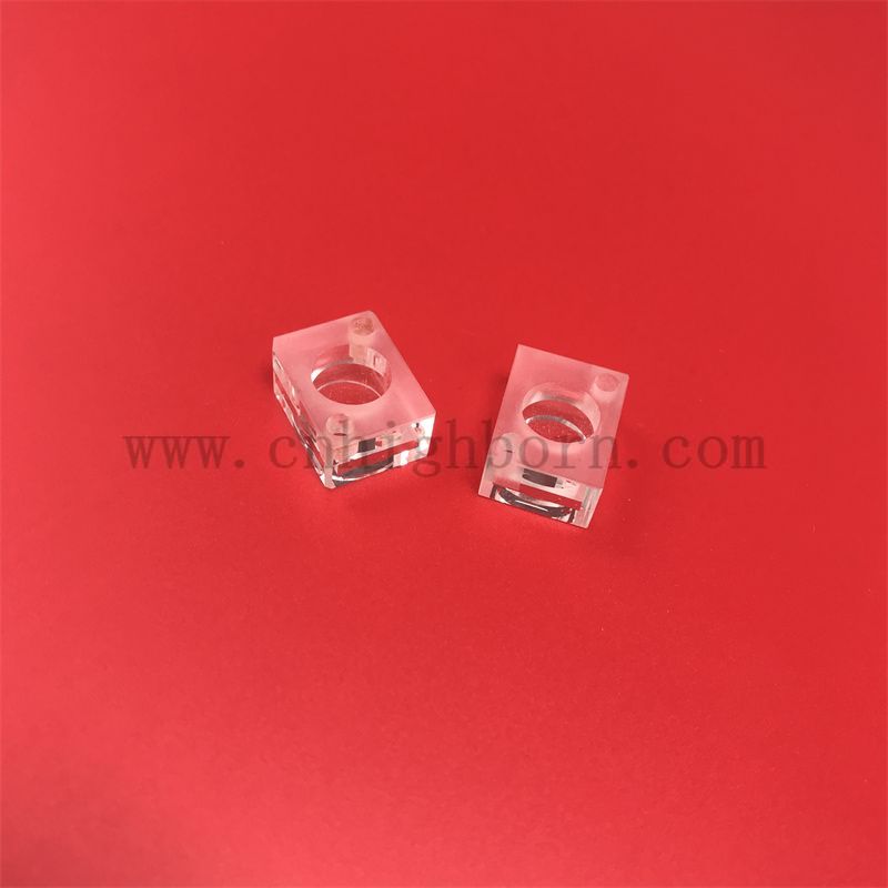 Laborforschung Quarzinstrumente Halbmikrofluorometer UV Quarzglas Cuvette