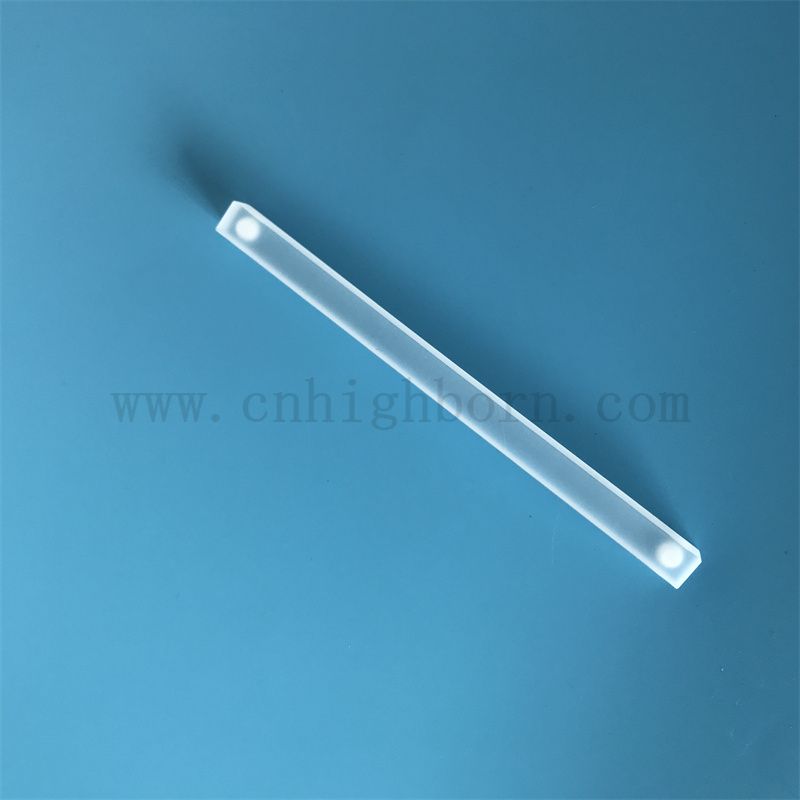 Hochreinheit quadratisch durchscheinender Hersteller Quarzstange Silica Glassrute
