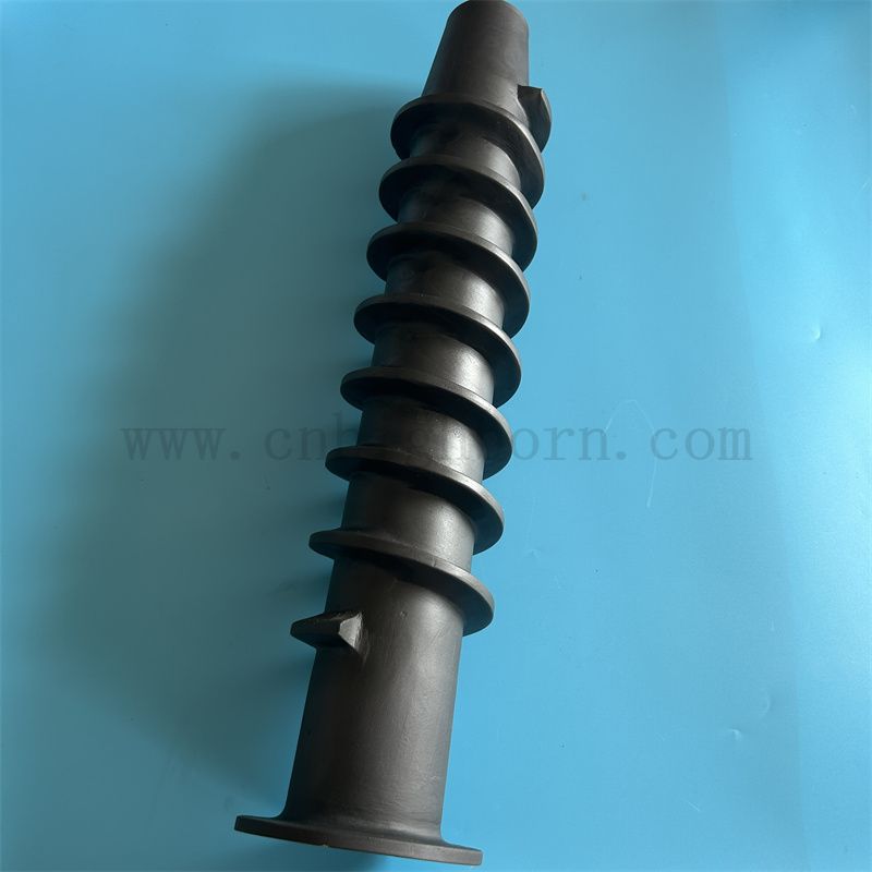 Korrosionswiderstand RBSIC Keramikgefläbeltrohr Sisic Siliciumkarbidrohr