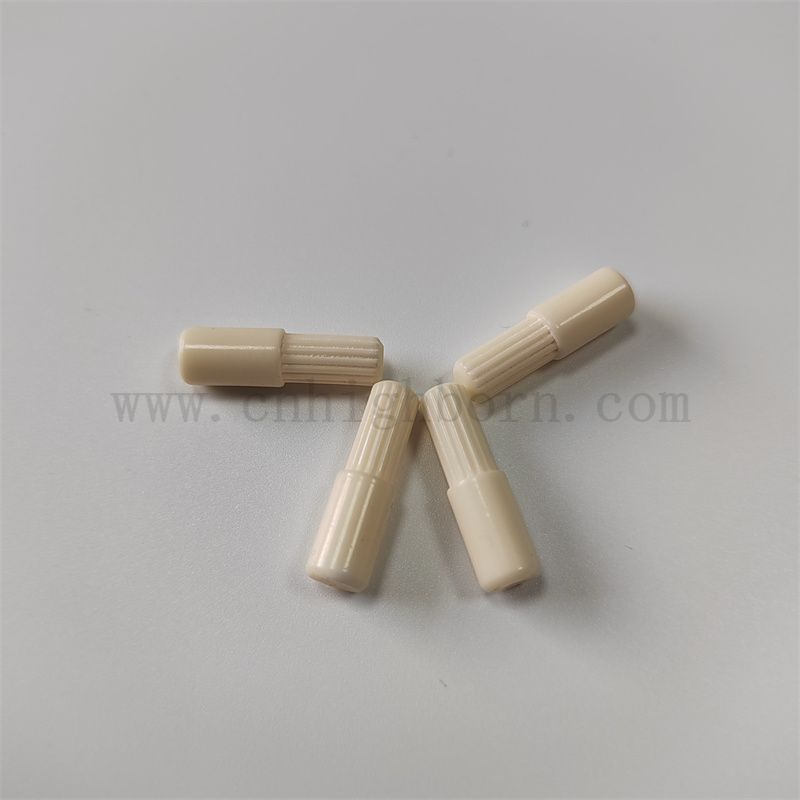 99,5% Aluminiumoxidstäbe hoher Verschleißfestigkeit für Textilverwendung Aluminiumoxid -Keramikisolationswelle