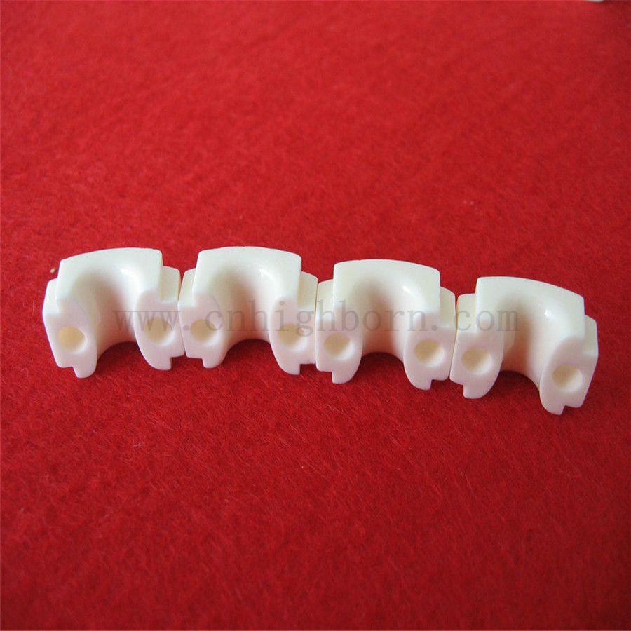 Textilmaschine Zubehör mit Rille 5mm Alumina Zirkonia Textilwebige Keramikgarnführer