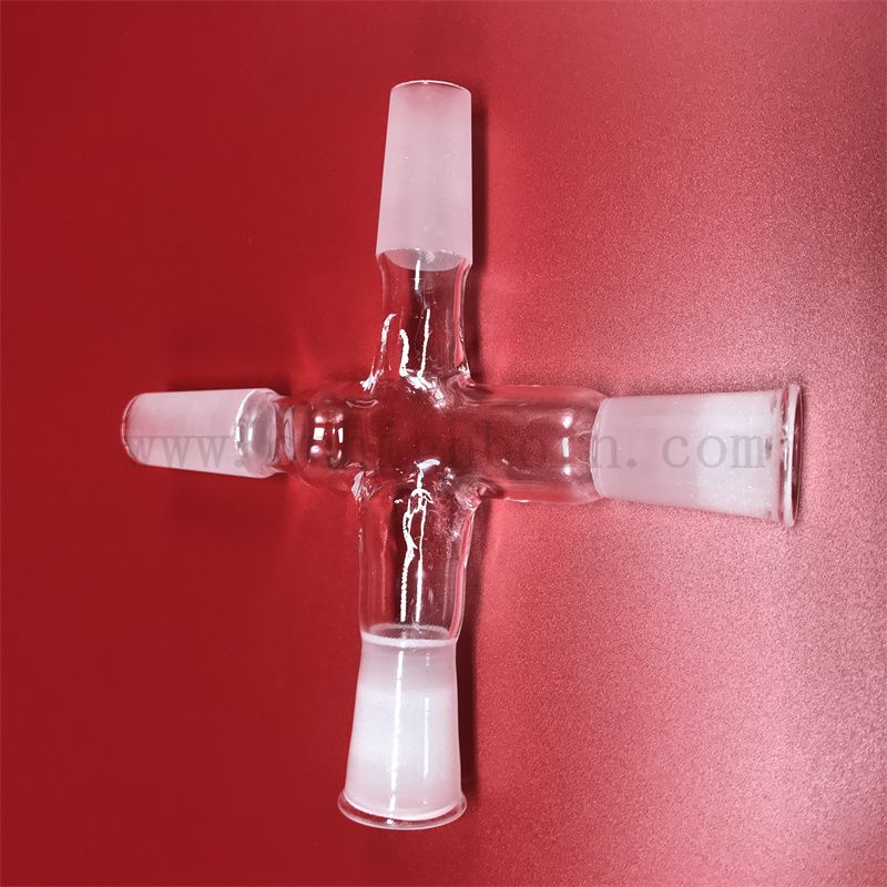 Labor Frosted Mund Korrosionsbeständige maßgeschneiderte transparente Quarzglasröhre