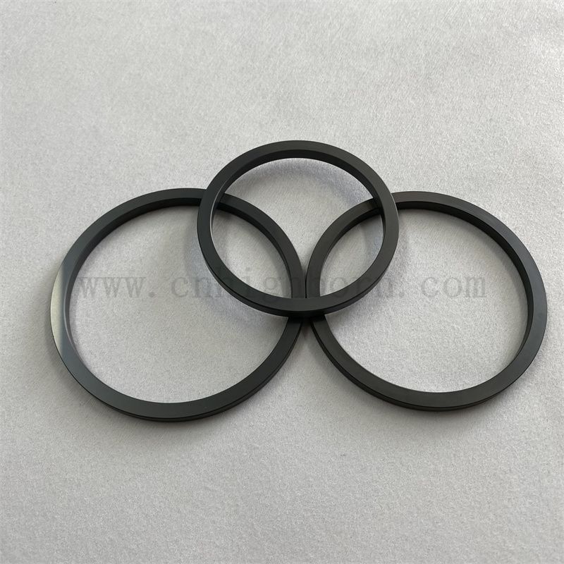  Customized Wea Resistenz Siliziumkohlenhöckel Ring Sic Ceramic Hoop