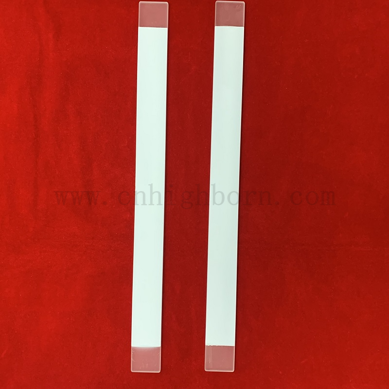 Beschichteter Keramikfilm Clear Fused Silica Quarzglasplatte