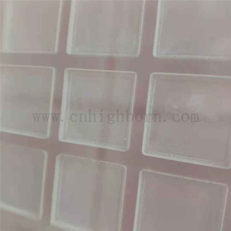 Customized Frosted Sloting Quadry Quartz Crystal Glass Fenster