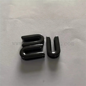 Schwarze Titanoxid-Keramik-Schlitzgarnführung, textile Keramikdraht-Garnführung