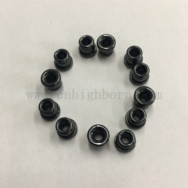 Wear Resistenz schwarzer Titanoxid Keramik Öten Textilkeramik Drahtgarnführer