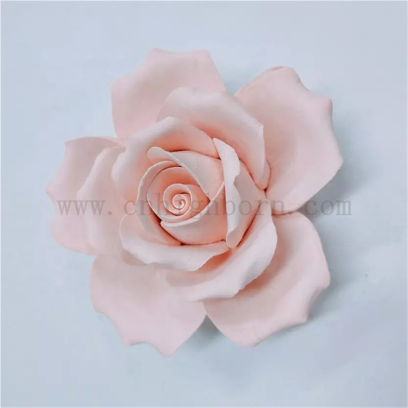 Customized Schöne Blumen -nicht -ceramische Rosenaroma Diffusor Duft Stein