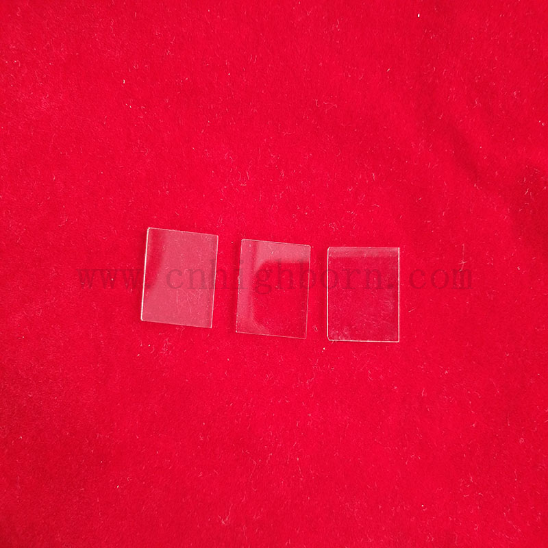 1-10 mm Dicke quadratische transparente Quarzglasplatte zur Heizlampe