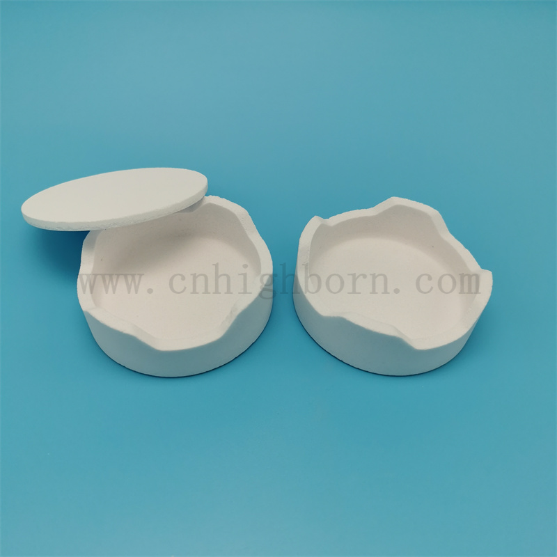 Mullite Sagger Ceramic Crucible Dental Sintering Tablett für Zirkonia Zahnlabor