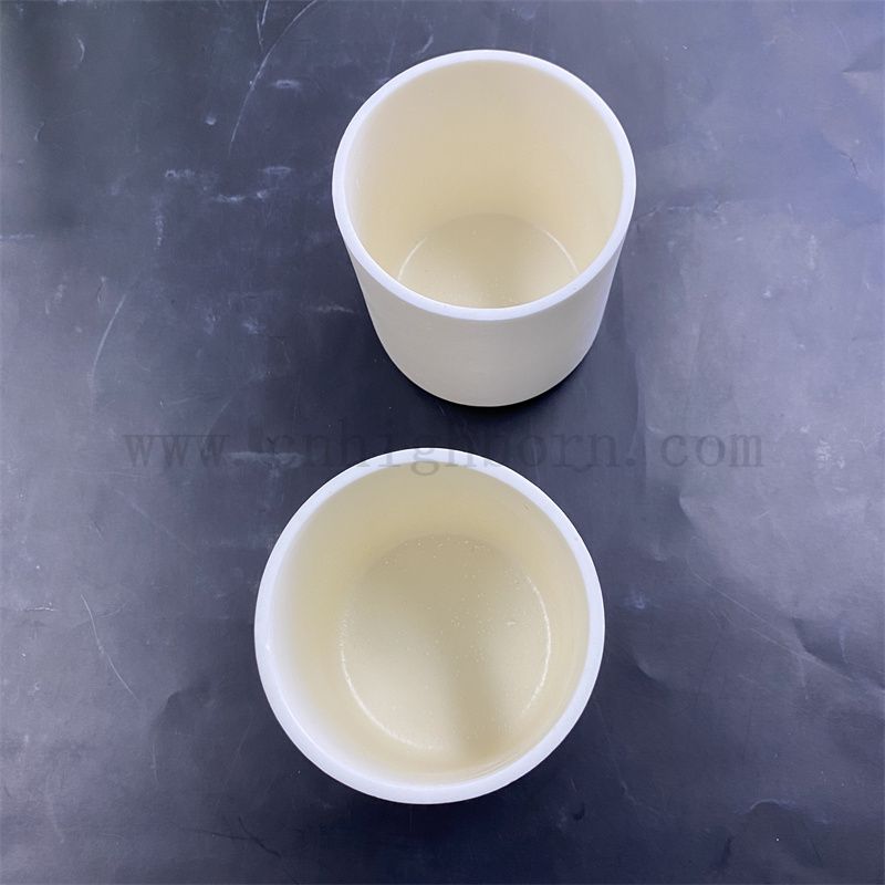 99 Aluminiumoxid zylindrisch Crucible Corundum Crucible für Labor