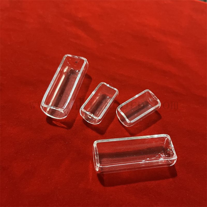 Hochübertragungspezifische transparente Sonnenenergieverschmutzung Silica Quarzglasboot
