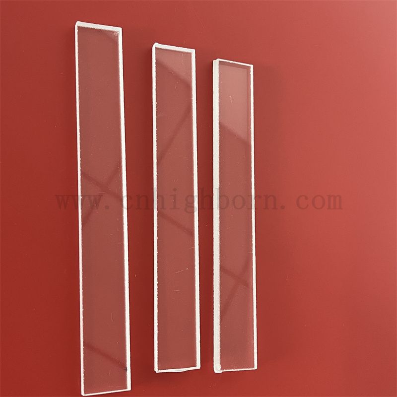 Chemie Korrosionsbeständigkeit Rechteck transparent Quarzglasblech