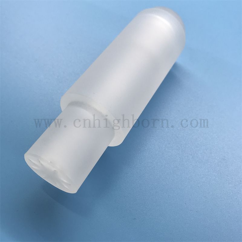 Wärmewiderstand durchscheinend maßgeschneiderte Quarzglasrohr mit Laserbohrungen