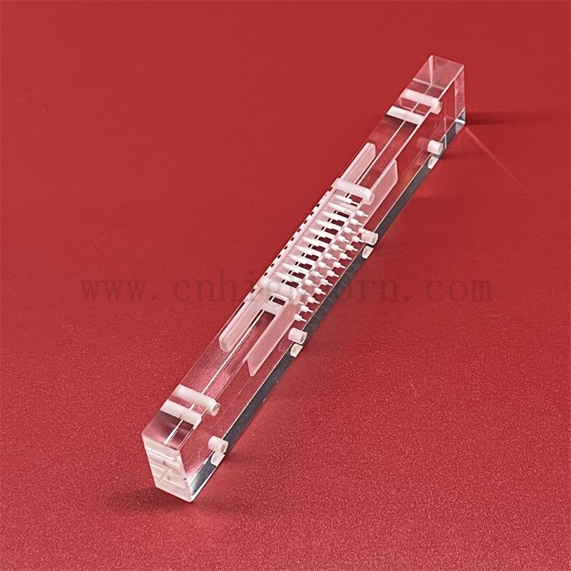 Hochtemperaturwiderstand Deep Process Laboratory Clear Quartz Instrument für experimentelle Glasstudien