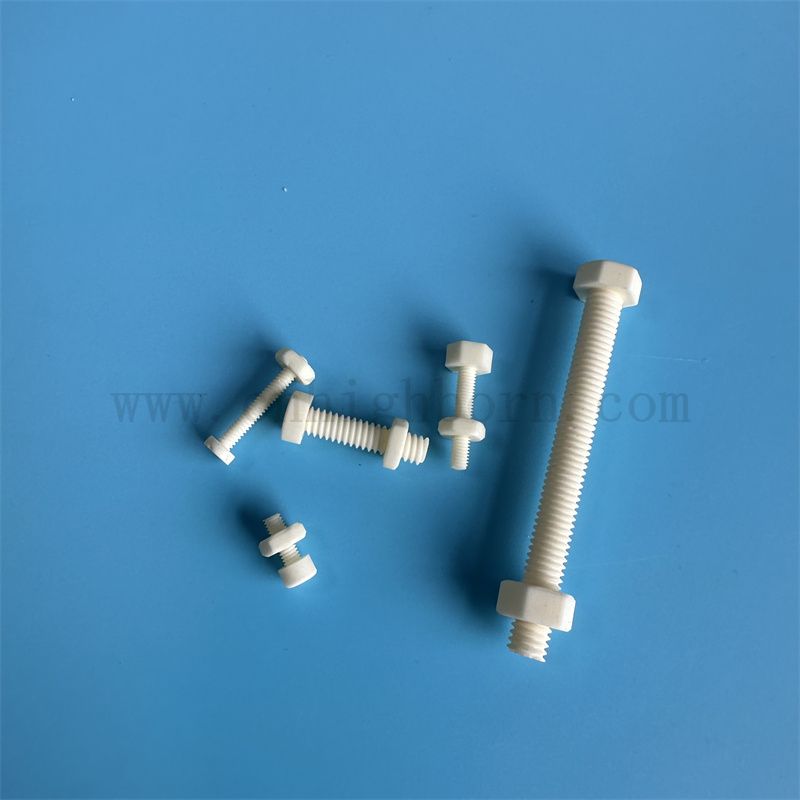 Textilkeramikschraube in Spulenmaschinen und Webmaschinen Alumina Keramikteil