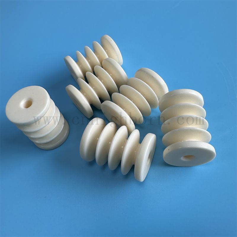 Textilmaschinenzubehör tragen resistente Alumina -Textilkeramikführung Roller Wickelgerät