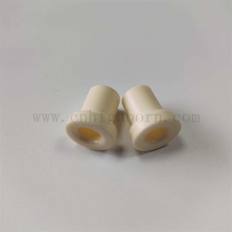 Wear-resistente weiße Textilkeramik Draht Führung Aluminiumoxid Keramik Öten Drehmaschinerie Ersatzteil Teil 