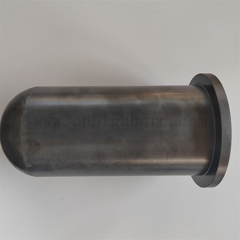 Ein Ende versiegelte Reaktion Sintering Siliziumarbidrohr Sic -Keramikschutzrohr