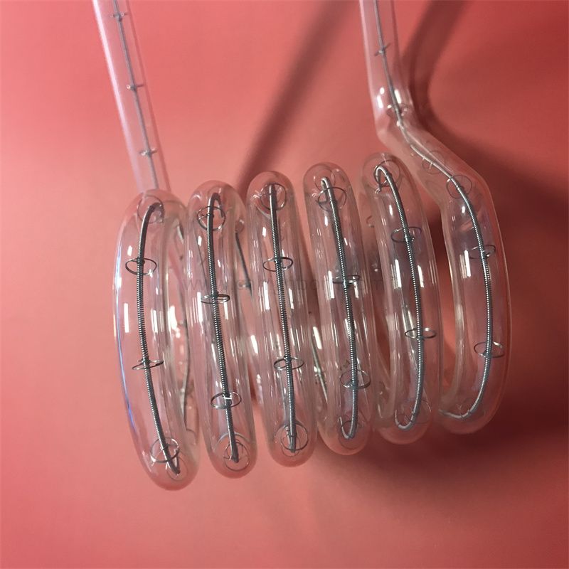 Spiralrohr aus Quarzglas zum Heizen 