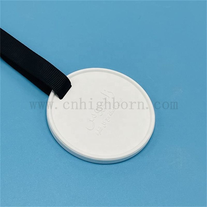 Benutzerdefinierte geprägte Logo -Aroma -Diffusor -Duftstein mit Band