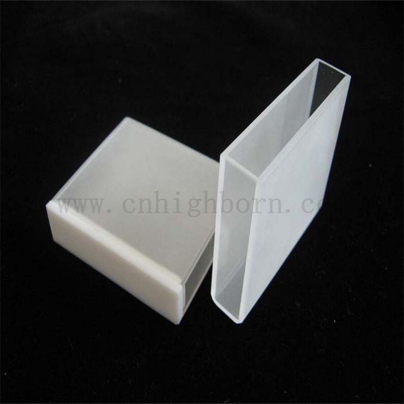 Laborquarzkuvette optische Zelle mit Lid Lovibond großes Volumen Quarzglas Cuvette Colorimeter Zelle