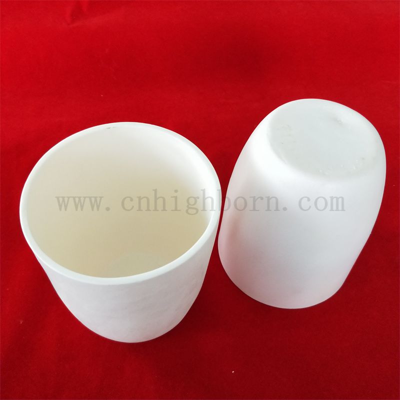 Hochtemperaturresistent 99% AL2O3 Aluminiumoxid Arc Keramik Schmelzstahntiegel für das Labor