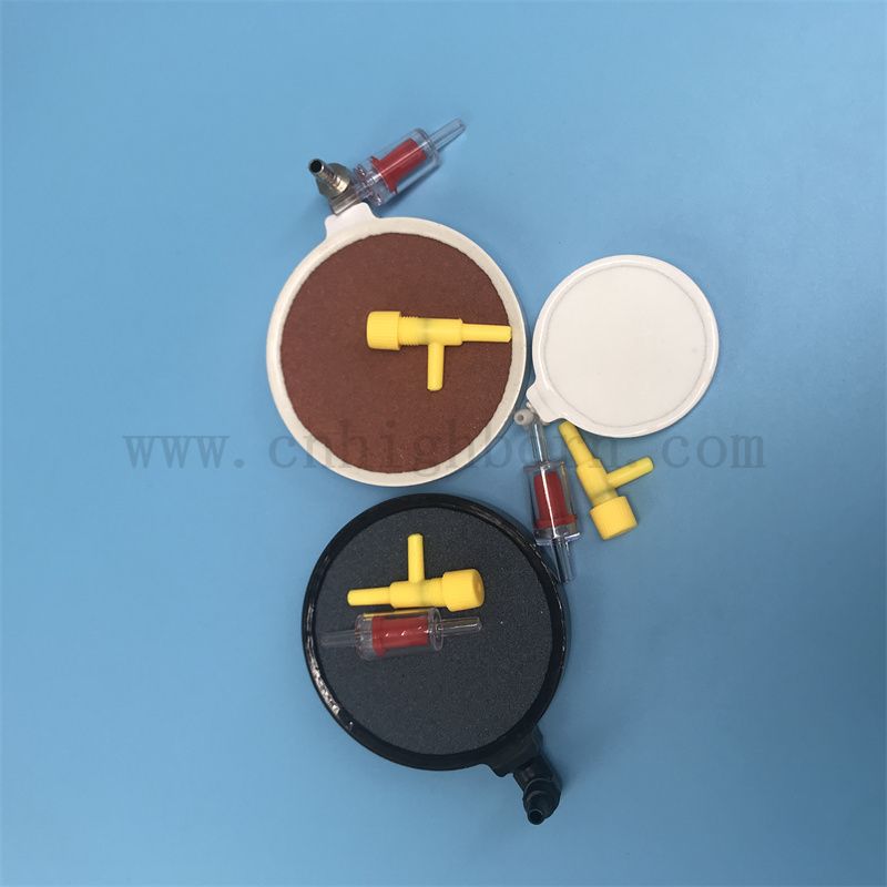 Runde Belüftung Pumpe Keramikblasenluftsteine ​​für Aquariumfischtank