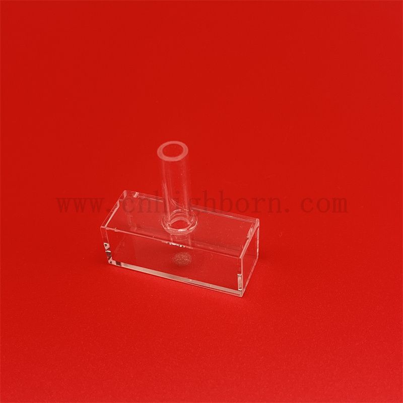 Laborglaswares Halbleiter klarer Quarzglasklugette