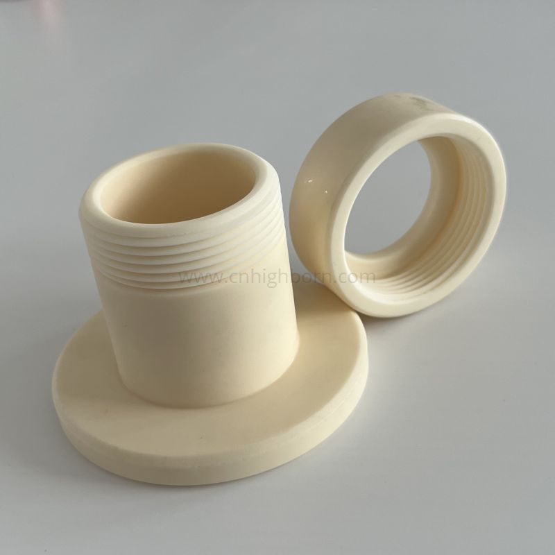 Hochtemperatur-Al2O3-Aluminiumoxid-Isolator-Keramikanschluss mit Gewinde