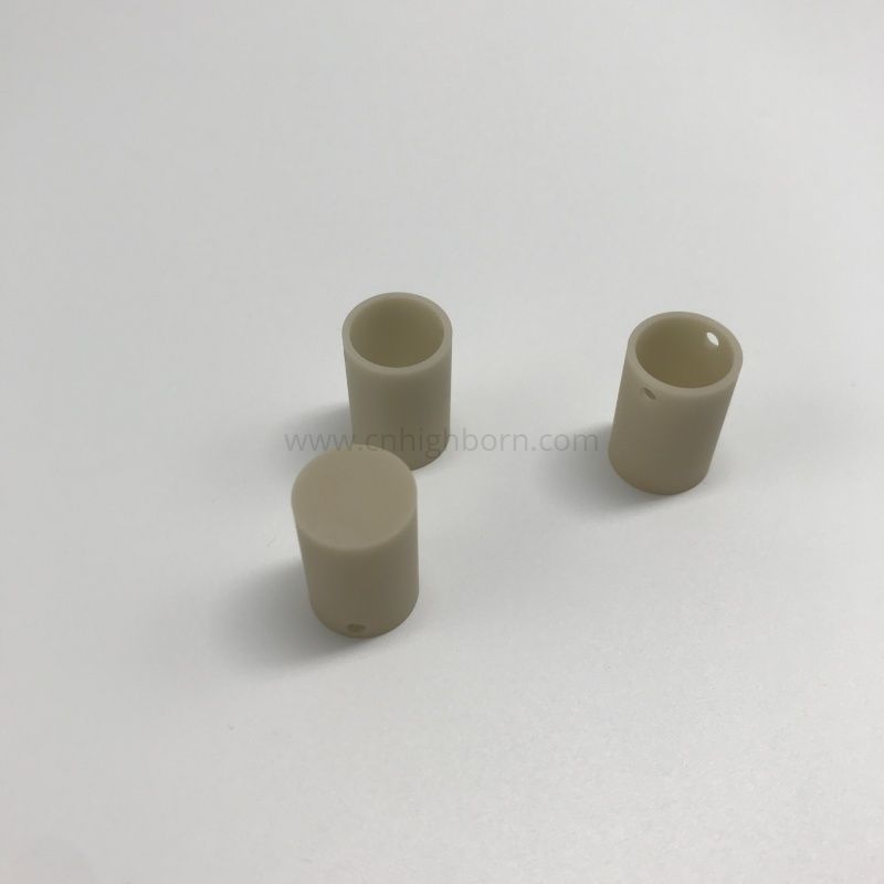 Zylindrischer Keramiktiegel aus Aluminiumnitrid (AlN) mit hoher Wärmeleitfähigkeit