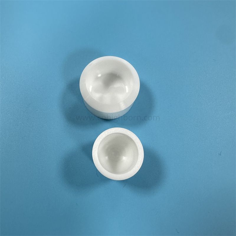 Industriekeramik kundenspezifischer Isolator-Zirkonoxidglas-ZrO2-Topf