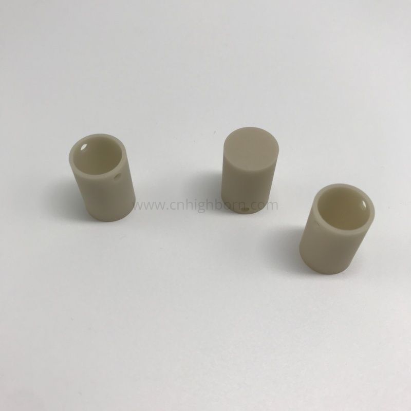 Zylindrischer Keramiktiegel aus Aluminiumnitrid (AlN) mit hoher Wärmeleitfähigkeit